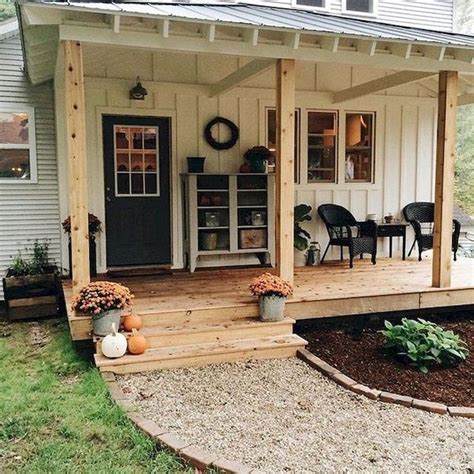 47 Stylish Diy Farmhouse Front Porch Decoration Ideas Front Porch