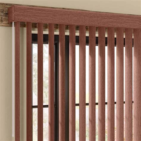 Select Series Faux Wood Vertical Blinds