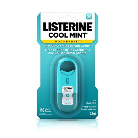 pocketmist® cool mint® fresh breath spray listerine®