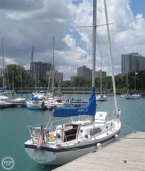 1972 Used Columbia 28 Sloop Sailboat For Sale 12750 Chicago Il