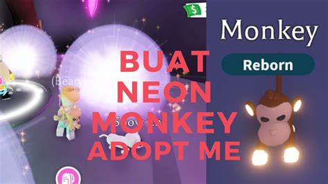 Detik Detik Membuat Neon Monkey Adopt Me Roblox Youtube