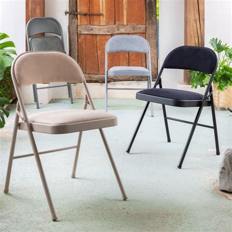 Chaise pliante en métal et tissu vert cèdre  CASTA  chaises  alinea