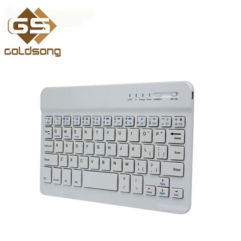 Goldsong For Ultra Slim Multimedia Aluminum Wireless Bluetooth Keyboard