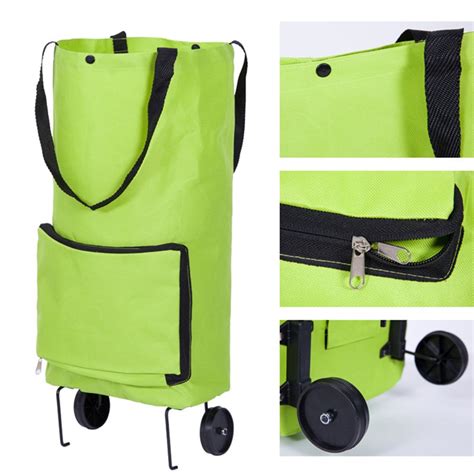 Foldable Multifunction Shopping Bag Cart Tug Trolley Case Wheels