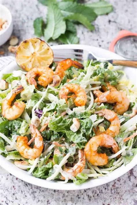 This salad is a recreation (but not a copycat so i won't name it after them) of a salad i love at a casual dining restaurant. Thai Shrimp Salad - Wicked Spatula