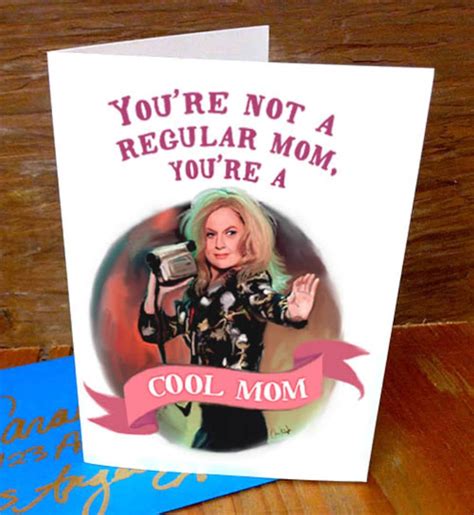 Mean Girls Cool Mom Amy Poehler Greeting Card Etsy