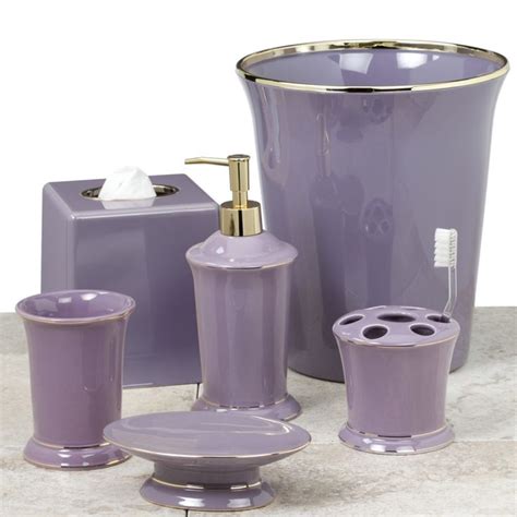 Bathroom Accessories Purple Lavender Cnder Lilac Lavender Bathroom