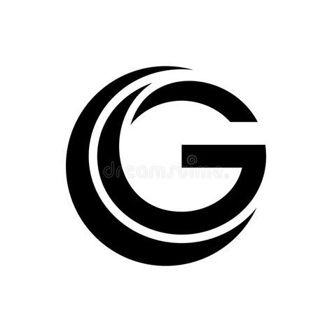 Abstract Letter Cg Logo Cg Monogram Initial Cg Logo Cg Logo Letter