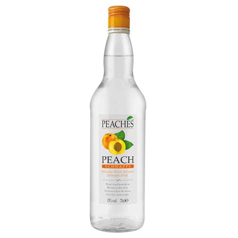 Peaches Peach Schnapps 70cl Schnapps Gin Alcohol