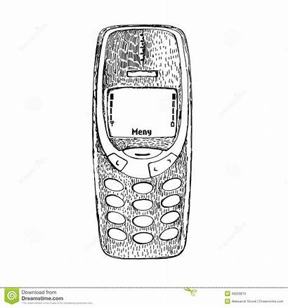 Nokia Phone Pattern 3310 Mobil Vector Illustration