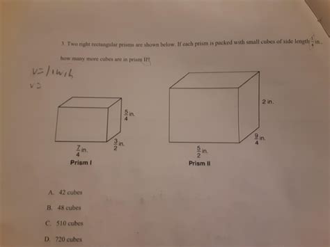 Help Two Right Rectangular Prisms Are Shown Below If Each Prism Is