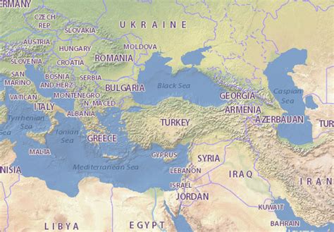 Het grootste gedeelte van het land behoort echter tot azië. Turkey map - maps, interactive maps - ViaMichelin