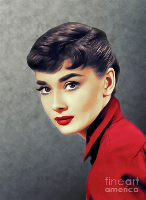 Picture Poster Art Audrey Hepburn Classic Hollywood Actress Framed