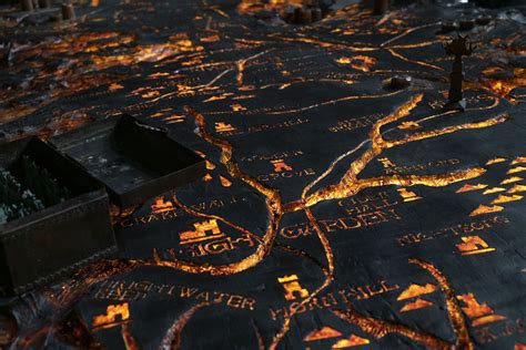 House Of The Dragons Painted Table Map Is A New But Old Westeros