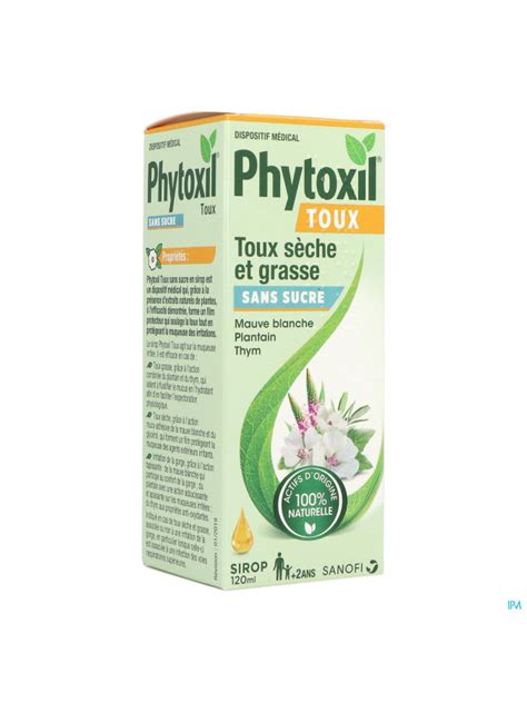 Phytoxil Soulage La Toux Sans Sucre Sirop Ml