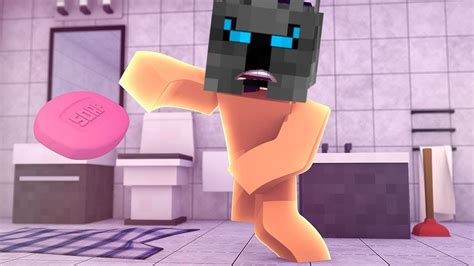 Popularmmos Pat And Jen Minecraft Bath Challenge Games Lucky Block Mod Modded Mini Game