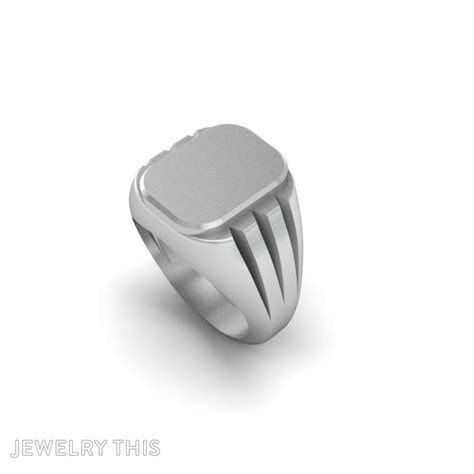 Blank Signet Ring Custom Jewelry By Jewelrythis