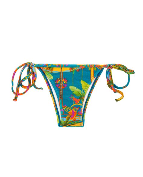 Bbs X Rio De Sol Colorful Printed Brazilian Bikini Bottom Bottom