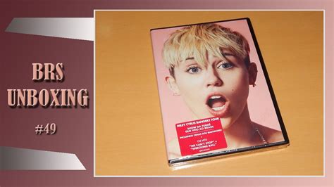 Miley Cyrus Bangerz Tour Dvd Unboxing Youtube
