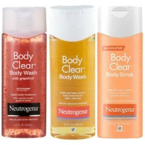 Solimo clarifying pink grapefruit body wash. Neutrogena Body Clear Body Wash Salicylic Acid Acne ...