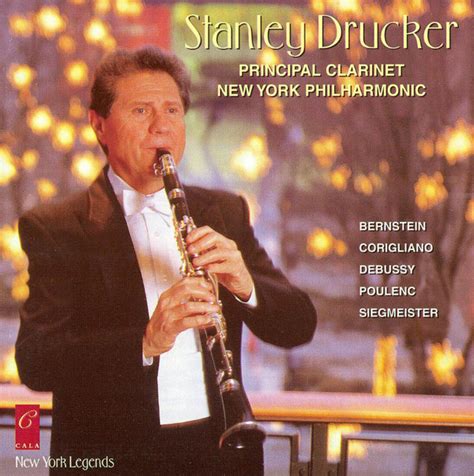 Principal Clarinet New York Philharmonic De Stanley Drucker Leonard