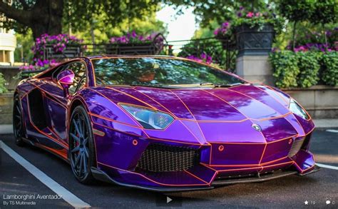 Neon Purple Lamborghini Tron Lamborghini Aventador Monsters On
