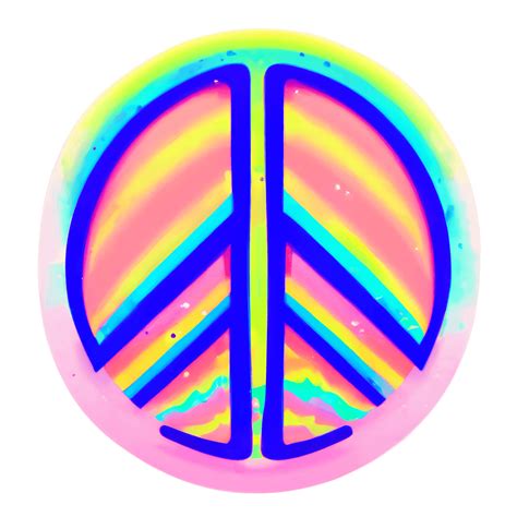 Psychodelic Peace Sign Graphic · Creative Fabrica