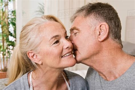 Intimate Mature Couple Stock Photo Dissolve