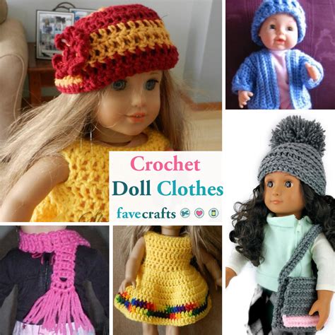 12 Free Crochet Doll Clothes Patterns