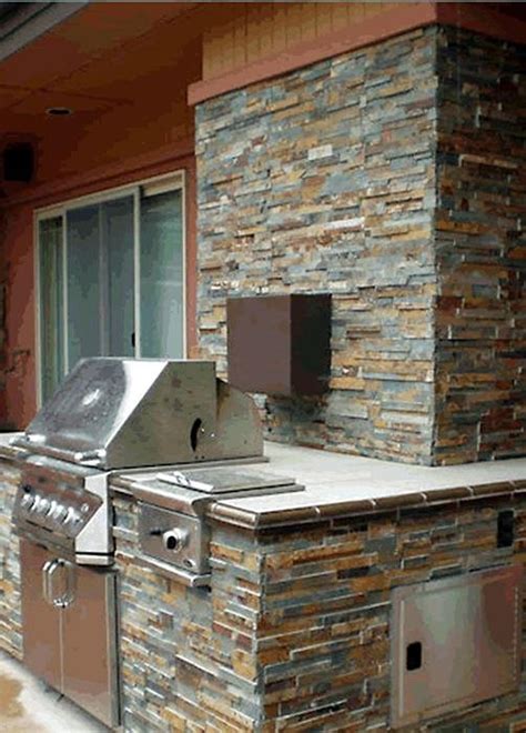 I would like to put in a stone or stone like material that is as maintenance free as possible and not dark in color. Stone Veneer for Outdoor Kitchens - Landscaping Network
