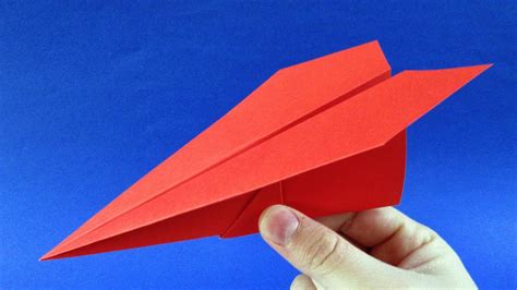 Как сделать самолет из бумаги который летает Оригами самолет Youtube