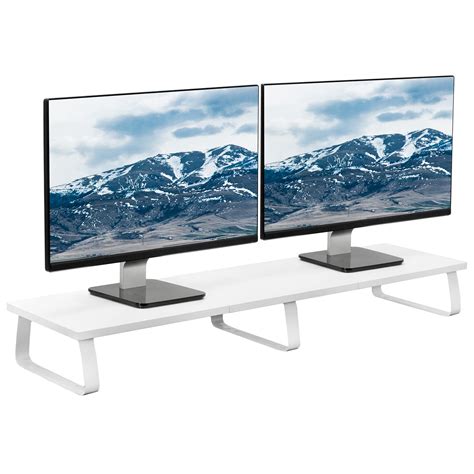 Buy Vivo 39 Inch Extra Long Monitor Stand Wood And Steel Desktop Riser