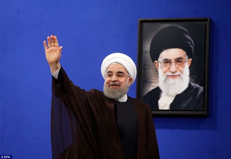 voters celebrate re election of hassan rouhani in tehran daily mail online