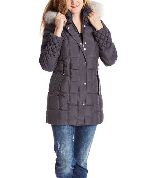 Look At This Betsey Johnson Steel Quilted Puffer Coat On Zulily Today