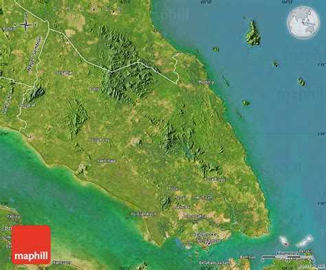Taman sentosa, johor bahru, johor, malaysia. Satellite Map of Johor
