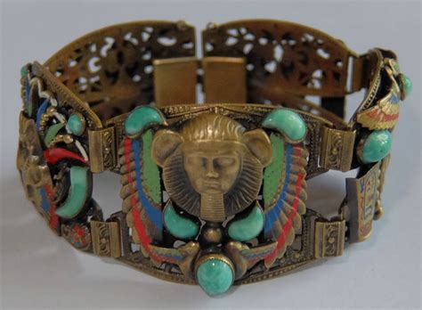 Like art nouveau, art deco had strong roots in france, and while the name is thought to have been taken from l'exposition des arts decoratifs et industriels moderne in paris in 1925, the phrase was not commonly ascribed to the. RARE Vintage Art Deco Egyptian Revival Max Neiger Czech ...