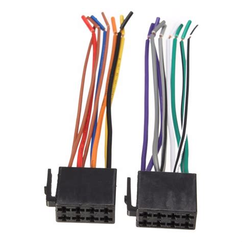 We use braided wiring harness to firmly grip the wires and protect them from rubbing and moving around in the assembly. Universal Wire Harness Adapter Connector Cable Radio Wiring Connector Plug for Car Stereo System ...