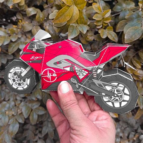 Paper Motorcycle Template Diy Paper Craft Kit Sparsh Hacks