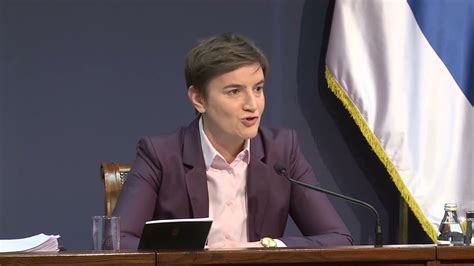 Beograd Ana Brnabic Premijerka Srbije Komentar Na Emisiju Junaci Doba