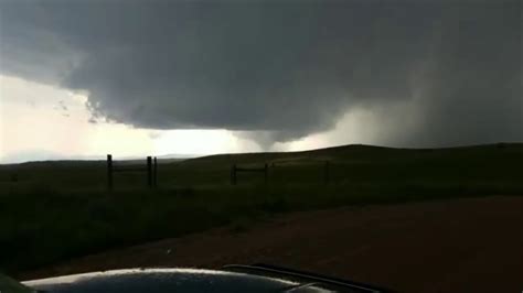 Tornado Touches Down Near Esterbrook Wyoming Youtube
