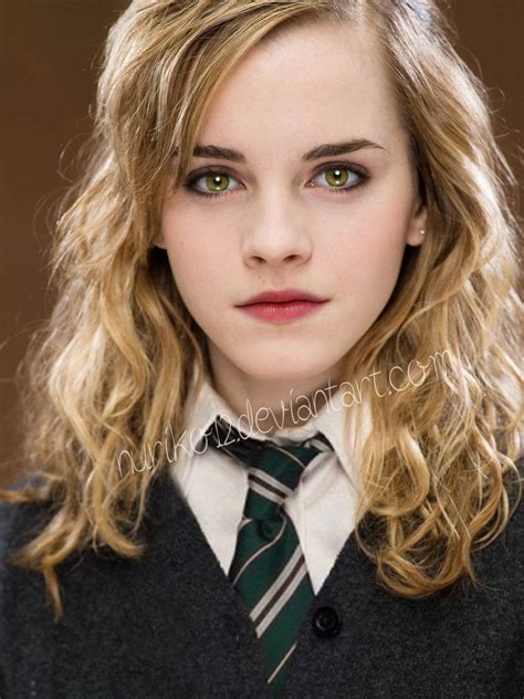 Hermione Slytherin By ~nuriko12 On Deviantart Emma Watson Harry