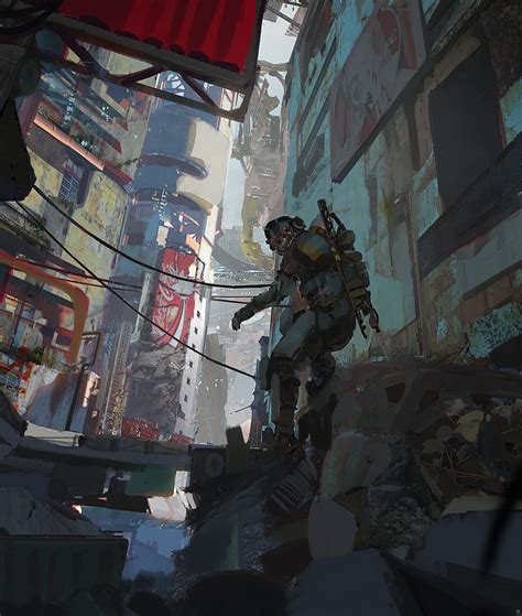 Sci Fi Post Apocalyptic City Hd Wallpaper Peakpx Sexiz Pix