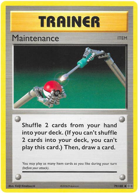 Maybe you would like to learn more about one of these? Maintenance - Evolutions #79 Pokemon Card