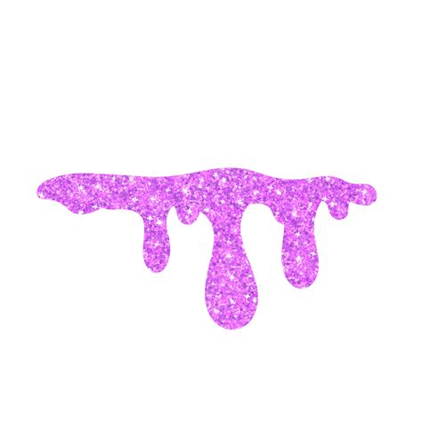 Purple Glitter Dripping 13528666 Png
