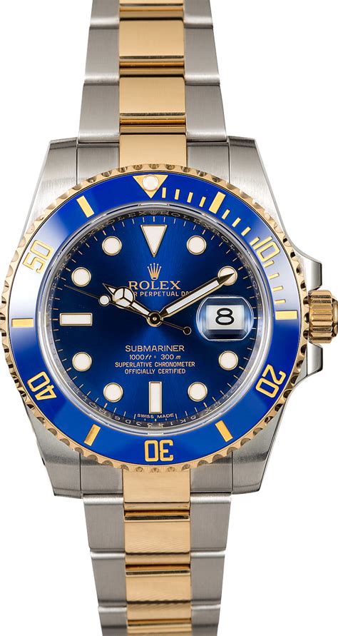 Every component is designed, developed and produced to the most exacting standards. Buy Used Rolex Submariner 116613LB | Bob's Watches - Sku ...