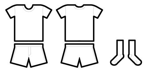 Download Blank Football Kit Template - ClipArt Best