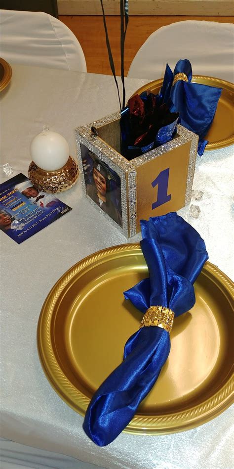 Pin By Exclusive Elegance Llc On Blue And Gold Graduation Party Gold