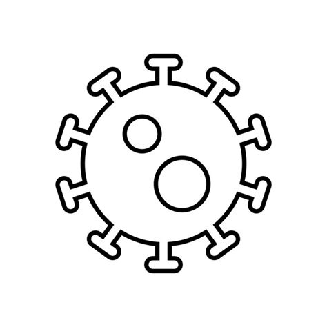 Premium Vector Virus Icon Vector Template Illustration Logo Design