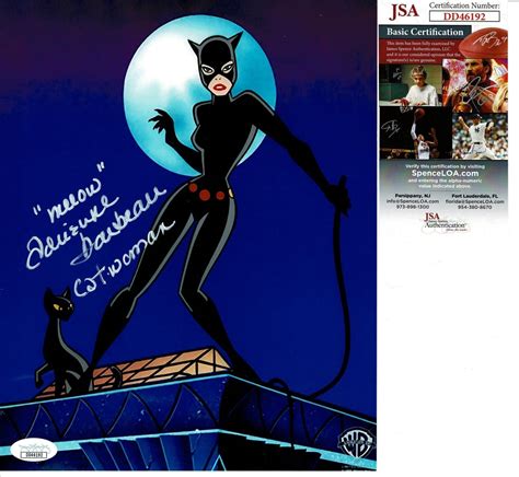 Adrienne Barbeau Signed 8x10 Psa Photo Catwoman Batman Animated Series