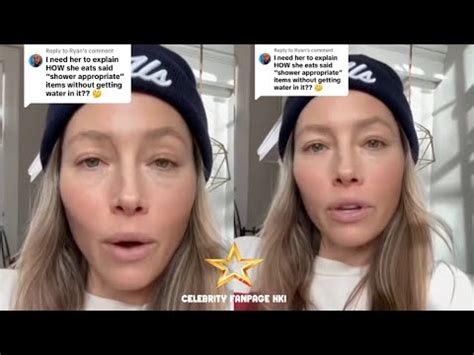 Jessica Biel Explains Why She Loves Eating In The Shower INBELLA